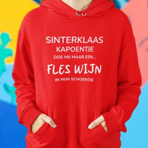 Sinterklaas Hoodie Rood Sinterklaas Kapoentje