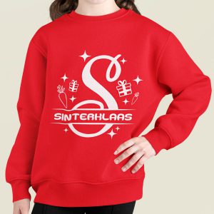 Sinterklaas Trui Kind Rood Hoofdletter S