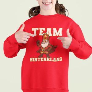 Sinterklaas Trui Kind Rood Team Sint
