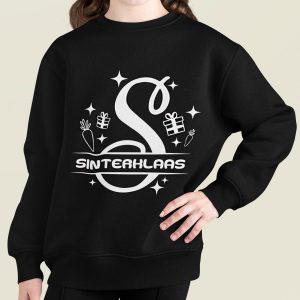 Sinterklaas Trui Kind Zwart Hoofdletter S