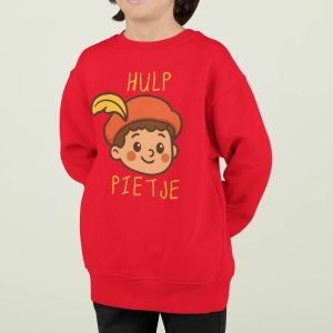 Sinterklaas Trui Rood Kind Hulp Pietje