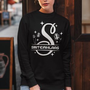 Sinterklaas Trui Zwart Hoofdletter S