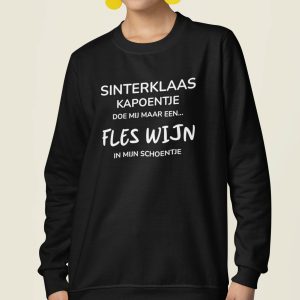 Sinterklaas Trui Zwart Sinterklaas Kapoentje
