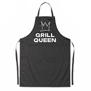 Zwart Schort Grill Queen