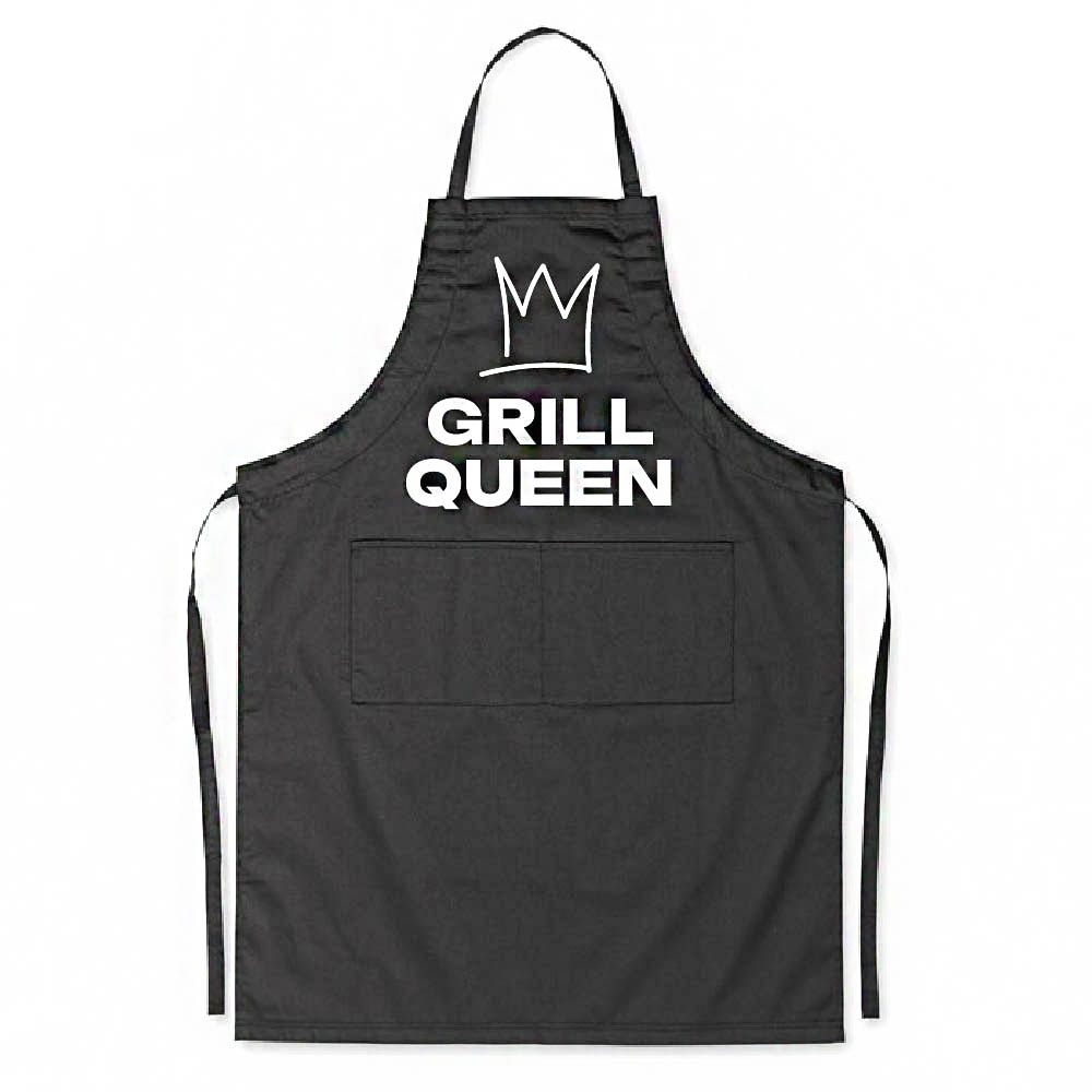 Zwart Schort Grill Queen