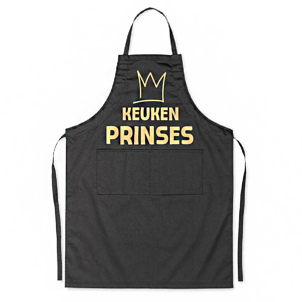 Zwart Schort Keuken Prinses