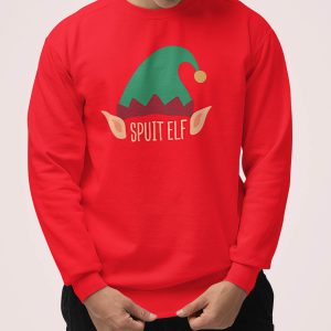 Foute Kerst Trui Rood Spuitelf