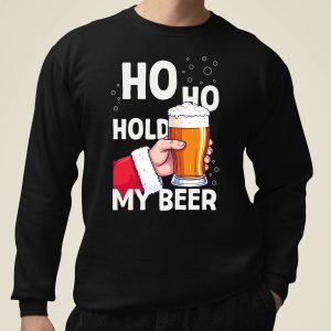 Foute Kerst Trui Zwart Ho Ho Hold My Beer