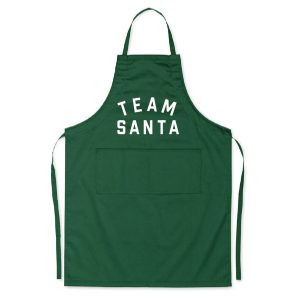 Groen Schort Team Santa