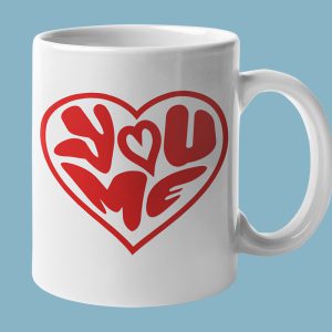 Valentijn Mok You Me Outline