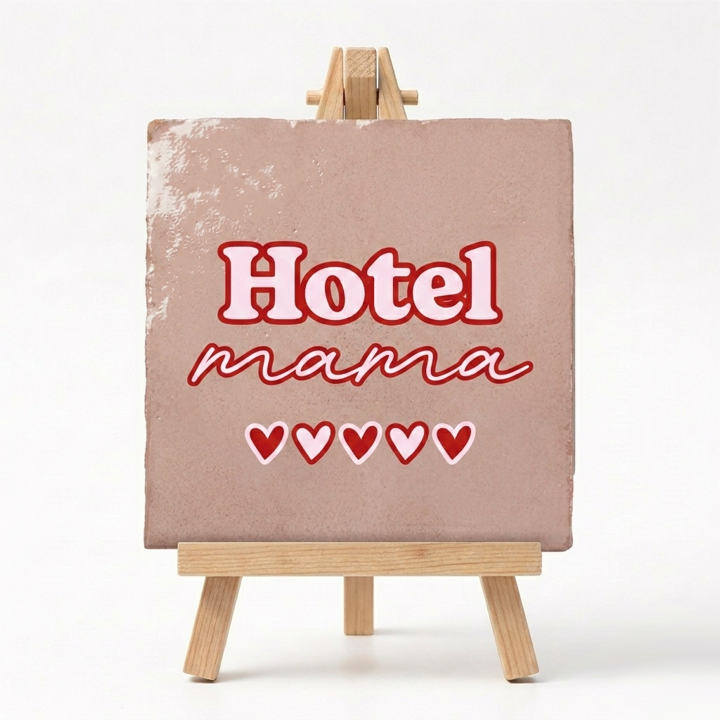 Tegeltje Moederdag Hotel Mama