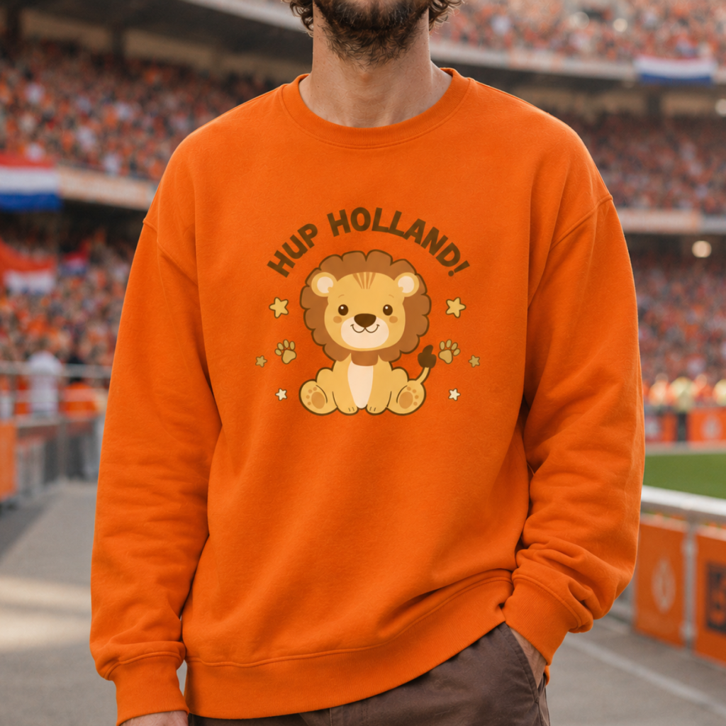 Oranje WK EK Trui Hup Holland Leeuw Cute
