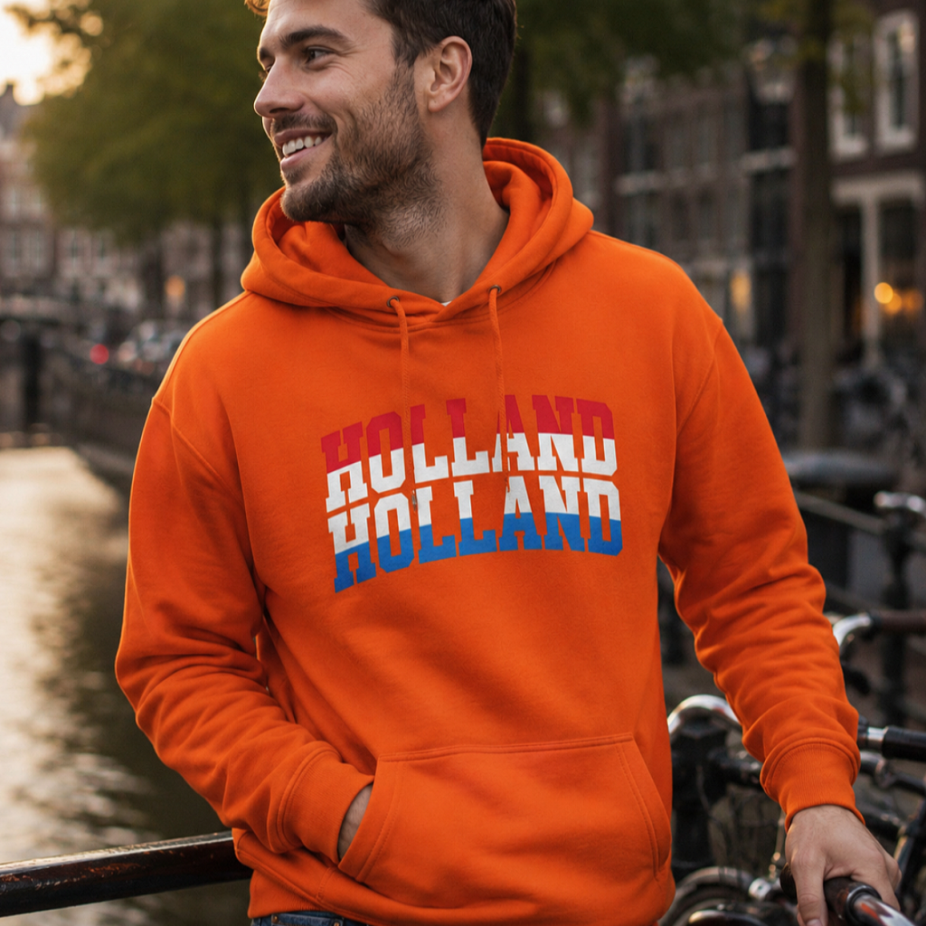 Hoodie Oranje Holland Rood Wit Blauw